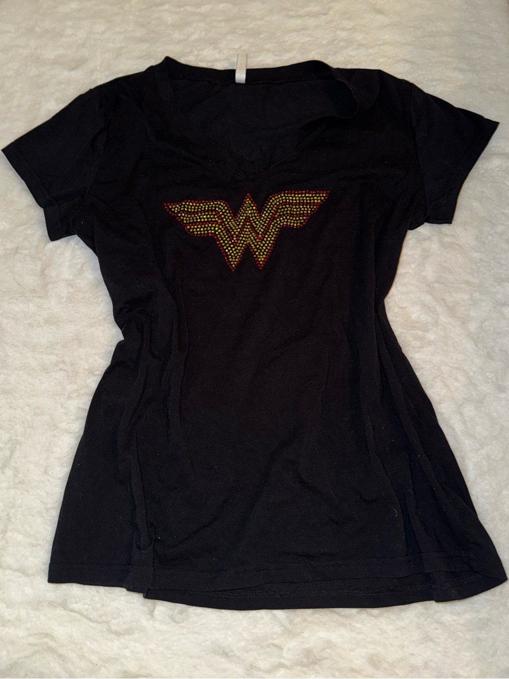 wonder woman rhinestone tee